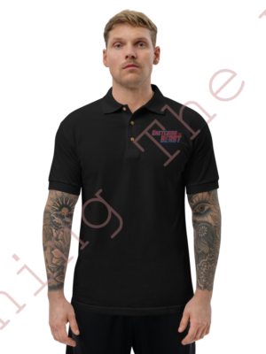 Embroidered Sketching The Beast Polo Shirt