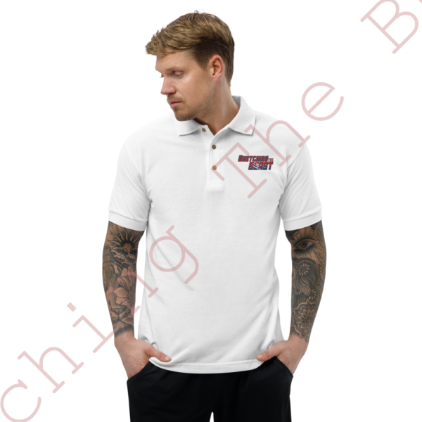 Embroidered Sketching The Beast Polo Shirt
