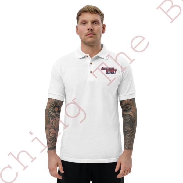 Embroidered Sketching The Beast Polo Shirt