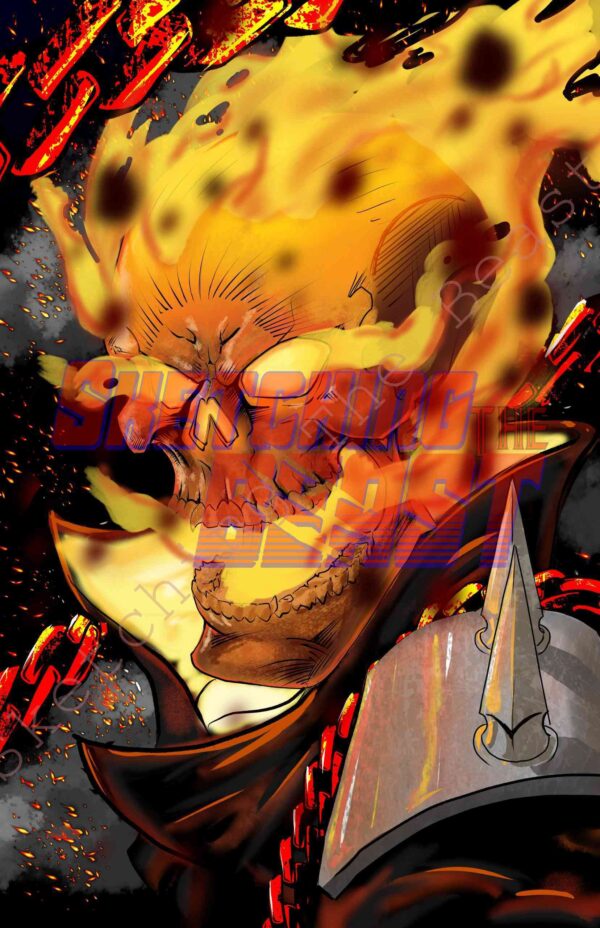 black background ghost rider Ghost Rider