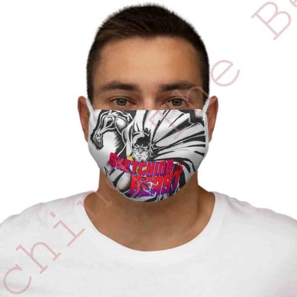 67625-1.jpg Snug-Fit Polyester sketching the beast Mask