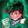 Deku print 8.5 x 11 Comic Headshot