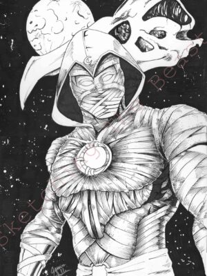 moon knight inks copy Comic Figure Full Body
