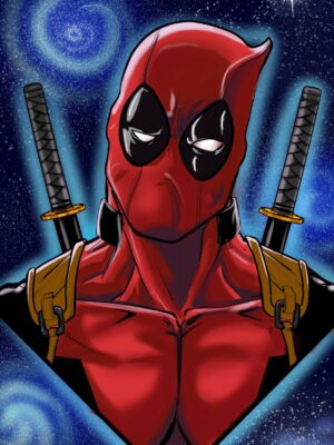 Deadpool Bust