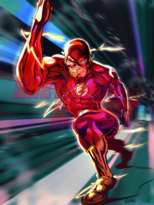 The Flash Art Print