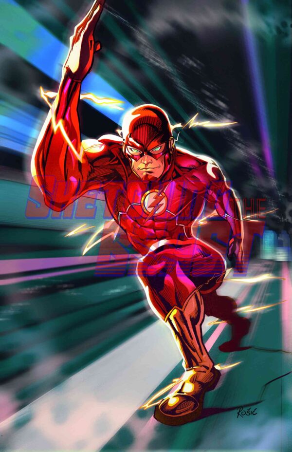 flash 11 x 17 The Flash Art Print
