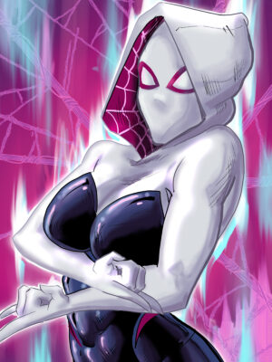 ghost spider 11 x 17 Spidey Gwen